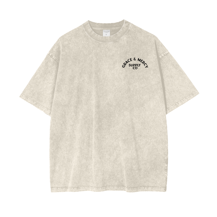 Acid Wash Oversize T-Shirt - 250 GSM